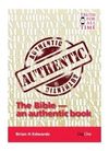 The Bible – an authentic book