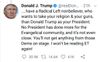 Trump’s mistaken tweet reveals troubling tribalism