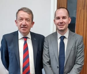 Andrew Lucas and Mark Fisher speak at the Northumberland Bible Teaching Weekend